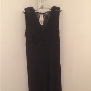 NWT long, black formal dress
